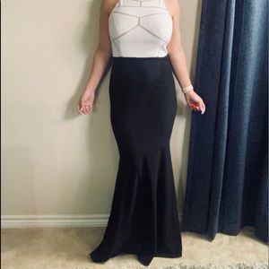 JS collection size 10 floor length evening gown